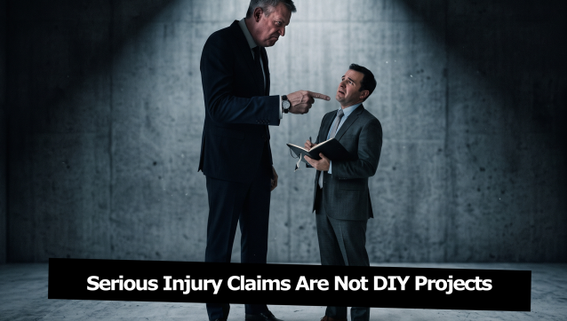 Mean Insurance Lawyer Yell At Little Lawyer